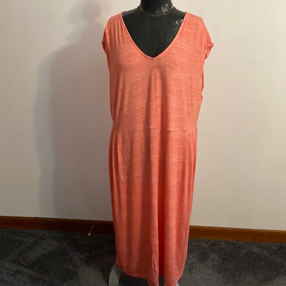Old Navy Orange/White dress, size 2X